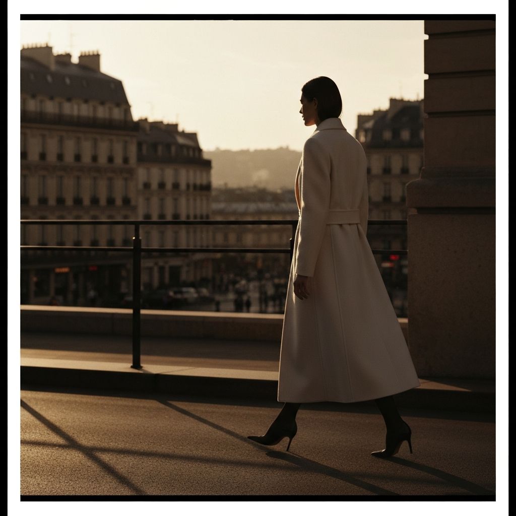 Editorial fashion scene